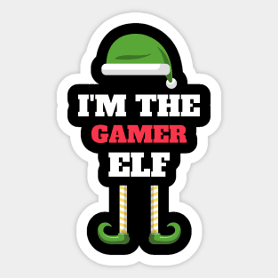 I'm the Gamer Elf! Sticker